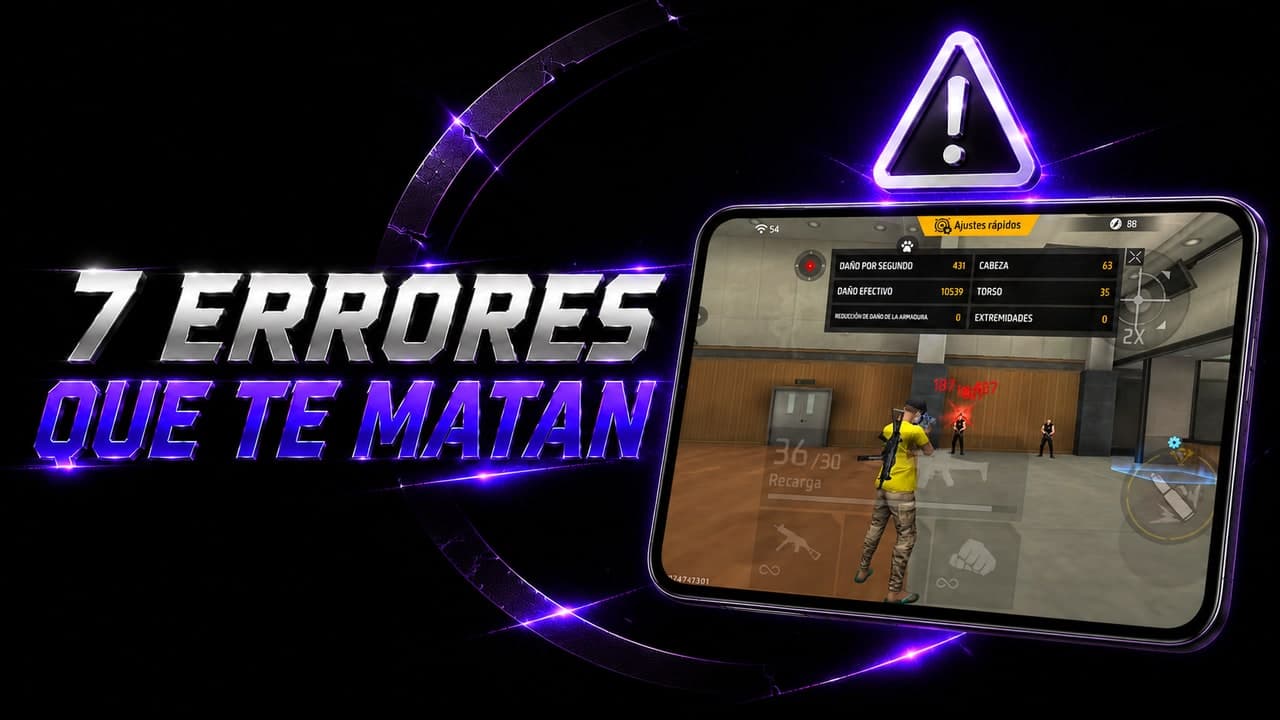Errores que arruinan tu sensibilidad en Free Fire (y cómo solucionarlos)