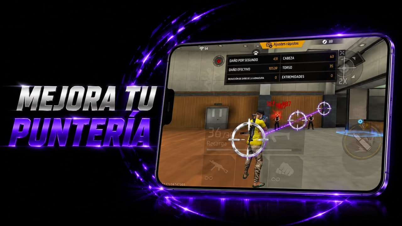 Cómo mejorar la puntería en Free Fire: rutina de entrenamiento real