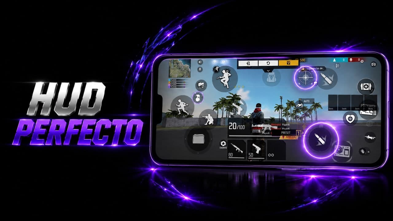 Tamaño del botón de disparo en Free Fire: guía del HUD perfecto
