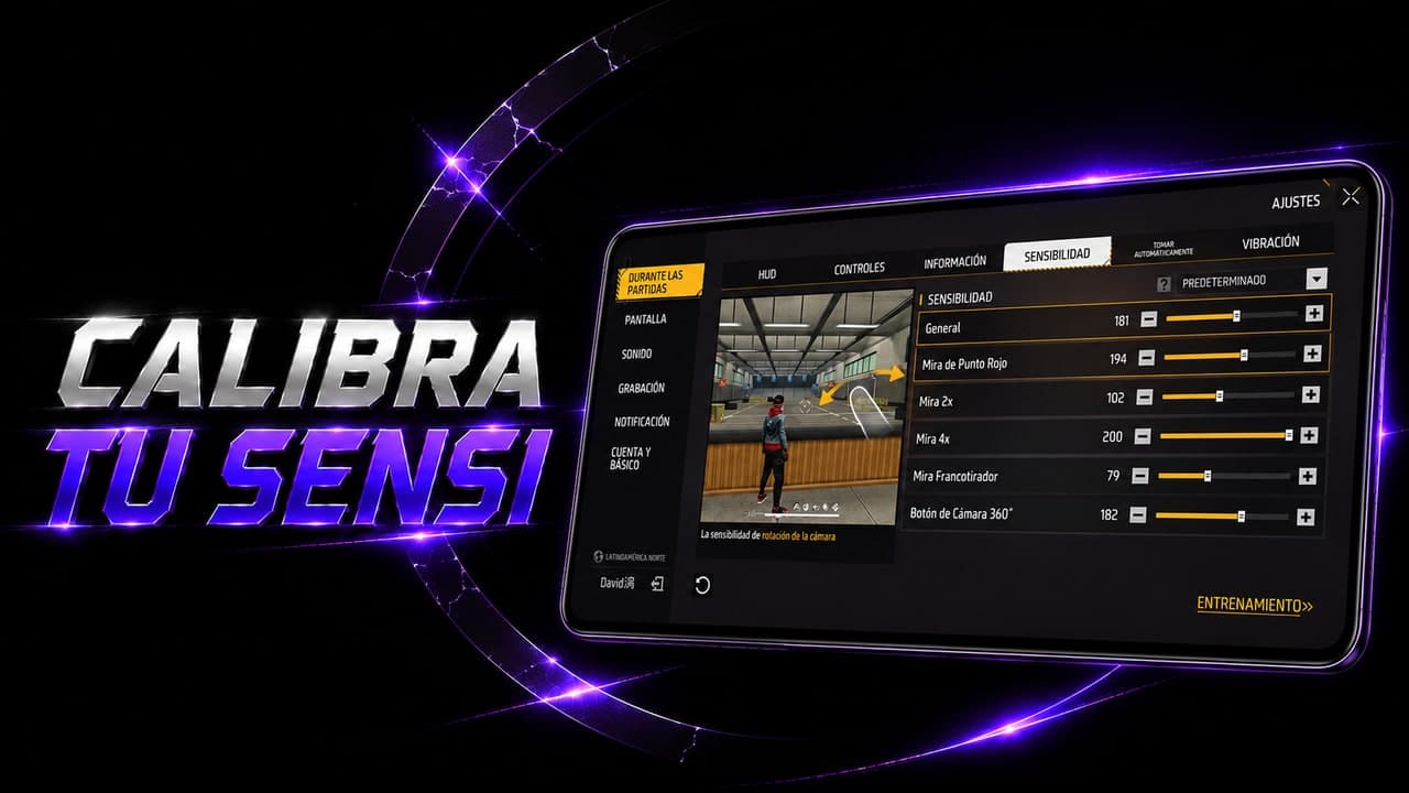 Cómo calibrar tu sensibilidad de Free Fire sin empezar de cero